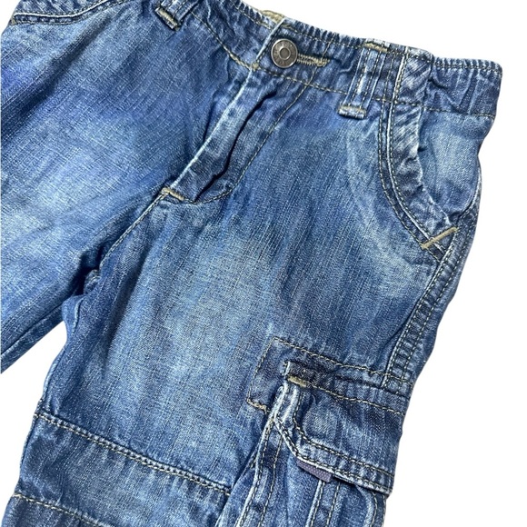 Joe Fresh Boys Medium Wash Denim Shorts Size 1 Year - Picture 2 of 4